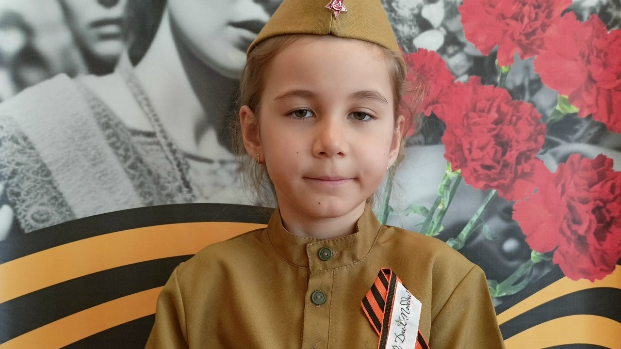 Воспитанница подготовительной к школе группы 